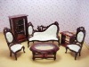 Dolls House Miniatures Living Room Set