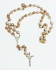 religious necklace colorful pearls