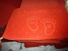 Wholesale 100% polyester mat in roller with the rubber backing