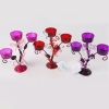 Three Heads Two Leaves Hot Colors Home Decoration Candle Holders