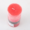 Fashion Pillar Shape Red Color With Aroma Art Candles