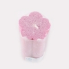 Fashion Flower Shape Pink Color With Aroma Art Candles