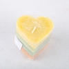 Fashion Heart Shape Colorful With Aroma Art Candles