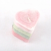 Fashion Heart Shape Colorful With Aroma Art Candles
