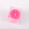 Fashion Pillar Shape Pink Color With Aroma Art Candles