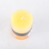 Fashion Pillar Shape Orange And Yellow Color With Aroma Art Candles