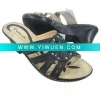 PU Lady Wedge-heeled Slippers with massage