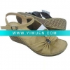 PU Lady Mid-heeled Sandals with massage