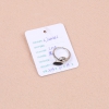 new fashion black dribble alloy ring