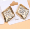 alloy rhinestone stud earring