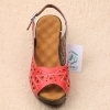 Wholesale 2015 News Products Fashion Girl Waterproof High Heel Shoe Woman Sandals