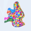 Automatic sealing big dinosaur foil balloon